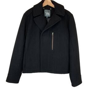 Spiewak & Sons Men's Hancock Aviator Wool Jacket Size Medium Black